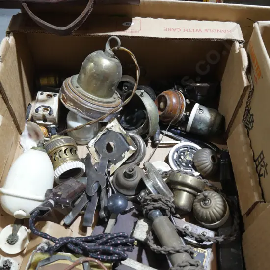 Old light fittings etc