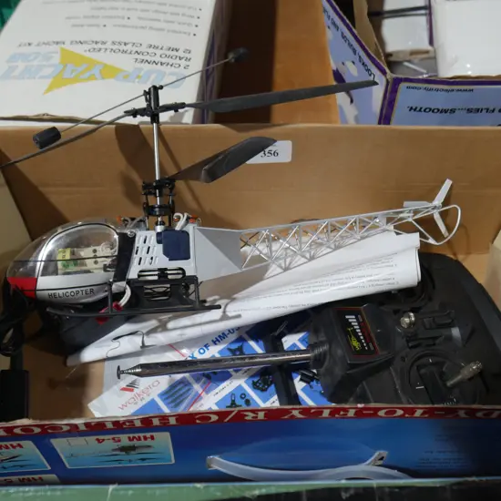 R\c helicopter silver