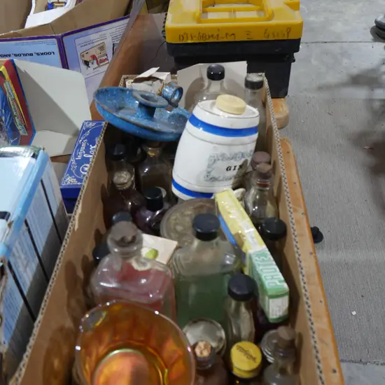 Old medicine bottles