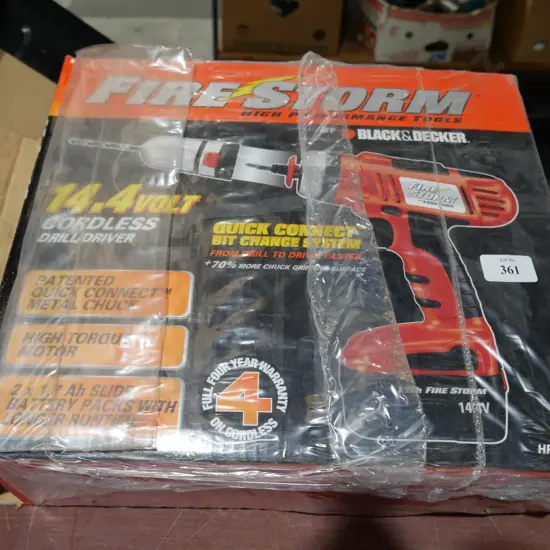 B\d fire storm drill 14v