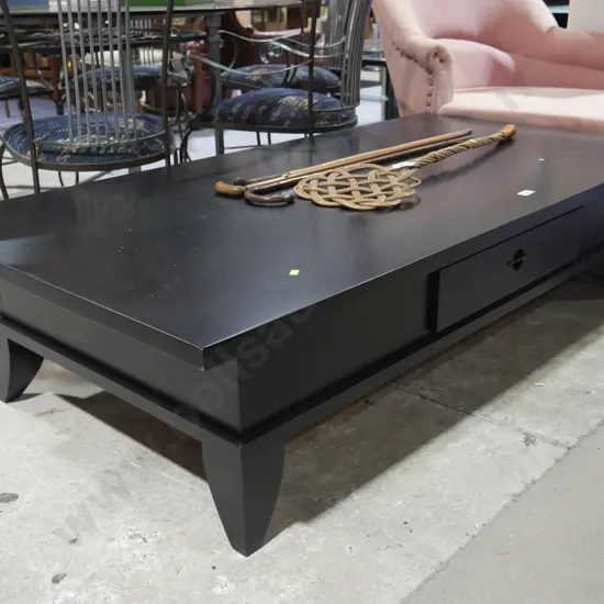 Black coffee table