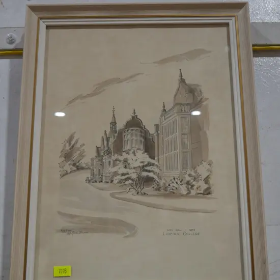Lincoln college print