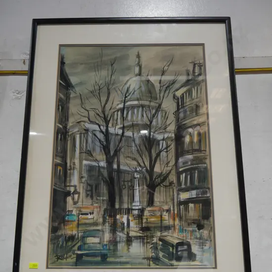 Painting Rellie city scene