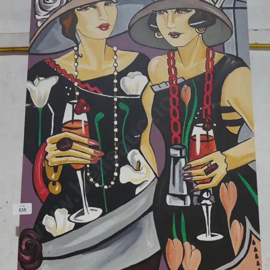 Oil painting,Christine king