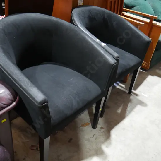 2 tub chairs