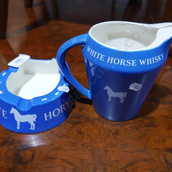 Wade whisky jug and ashtray