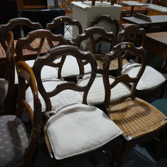 8 old dining chairs