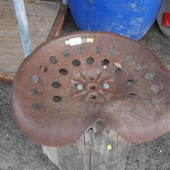 Tractor seat stool