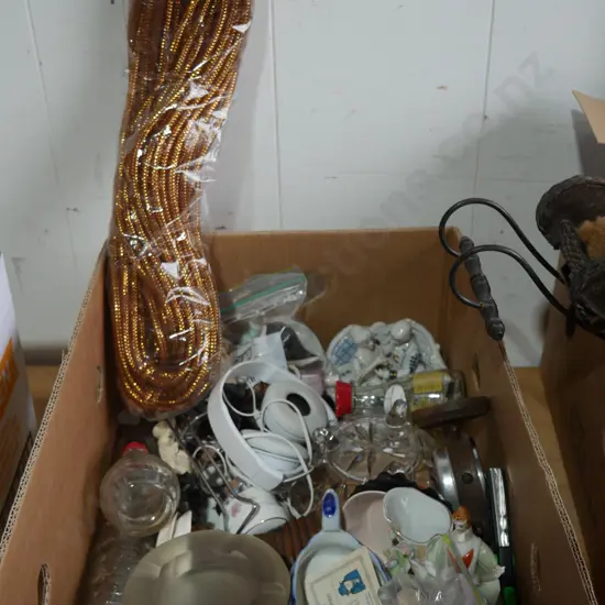 Ornaments, glassware etc