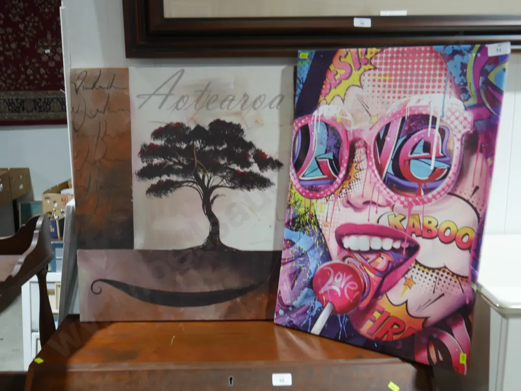 Two canvas pictures Image 1++