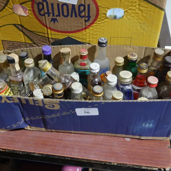 Mini liqueur bottles