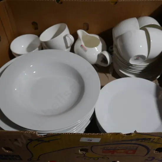 White dinnerware