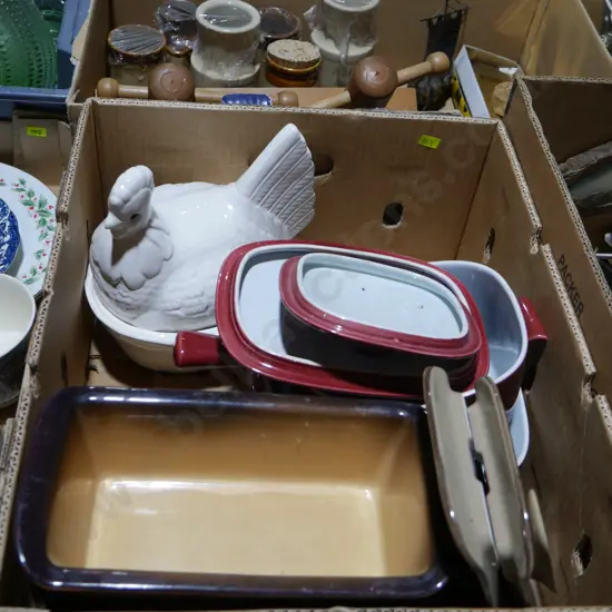 Baking dishes etc