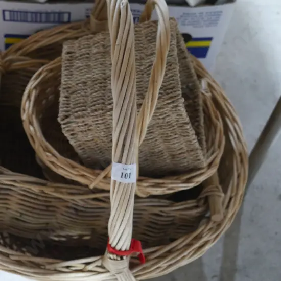 Assorted baskets