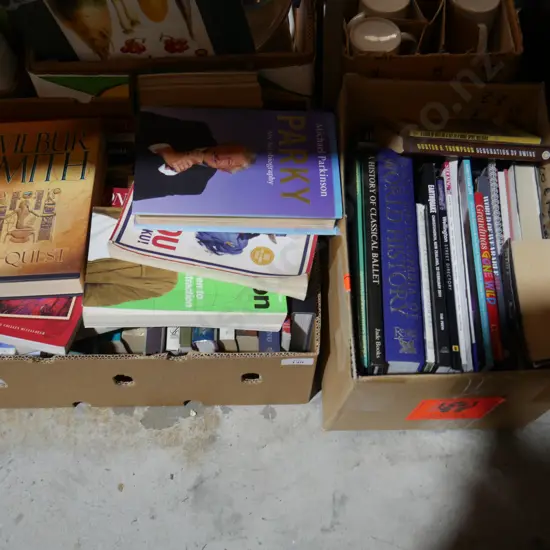 2 boxes books