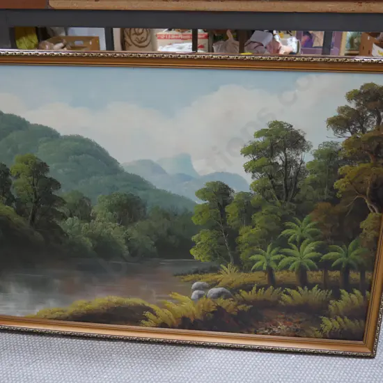 Oil painting landscape