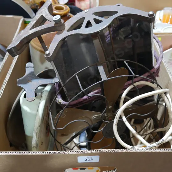 Old fan, heater etc