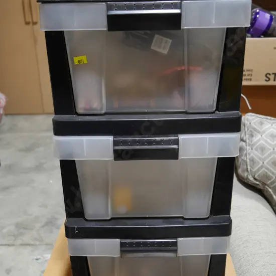 Storage drawers and contents