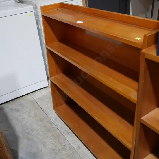 Solid wood bookcase