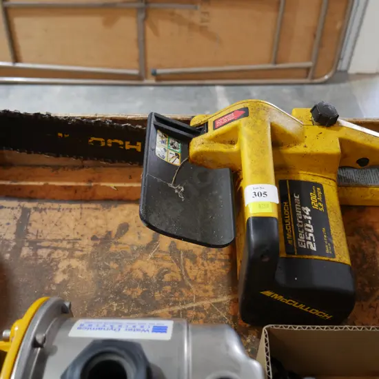 McCullough electric chainsaw