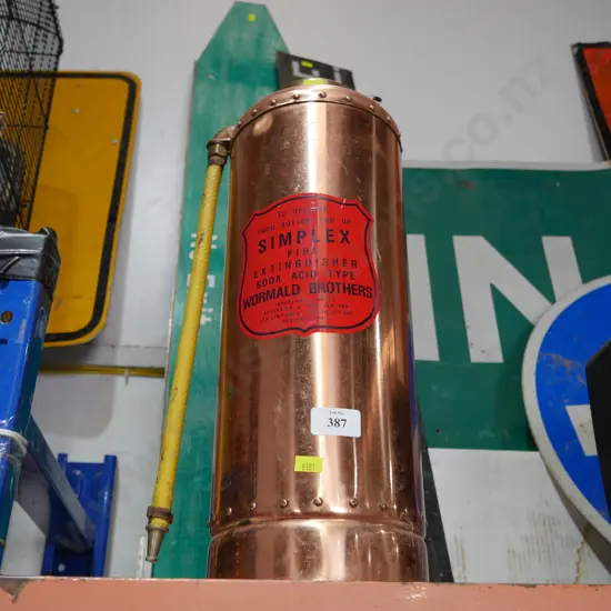 Vintage fire extinguisher