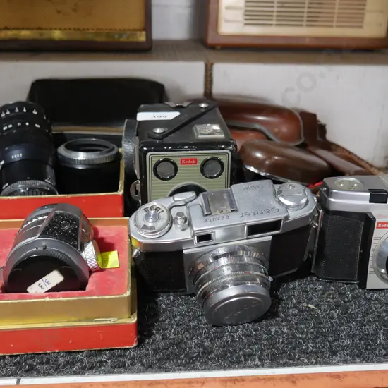 Assorted cameras etc