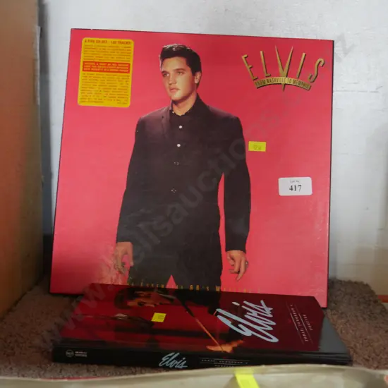 Elvis record album and CDS