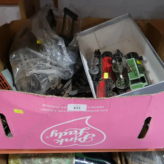 Clock work train set etc