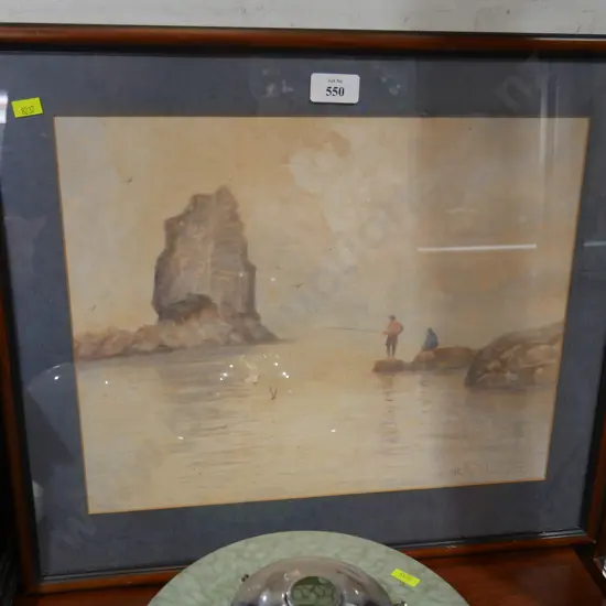 Framed Blythe Fletcher painting