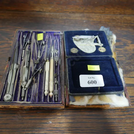 Vintage drawing sets