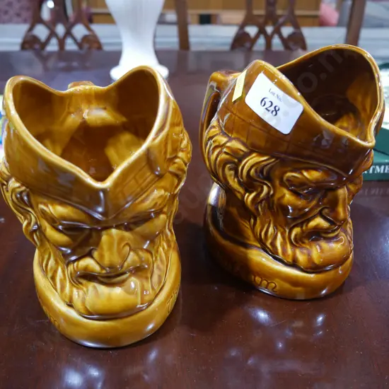 2 Crown Lynn McCallum whisky water jugs