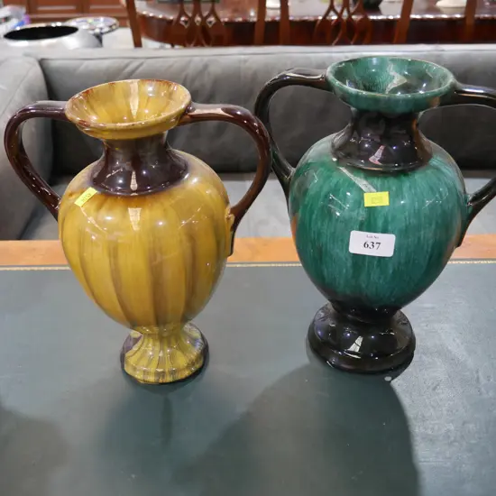 Pair of Blue Mountain Pottery vases