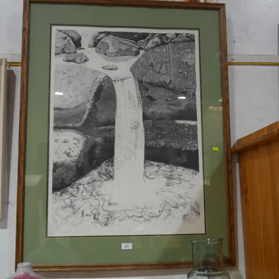 Large framed artwork