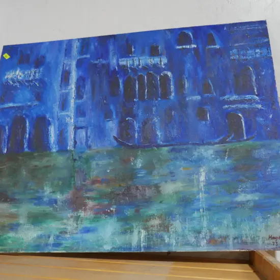 Oil on board artwork