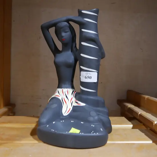 Barsony black lady figure