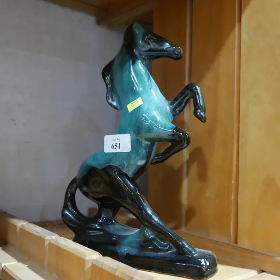 Blue mountain pottery horse