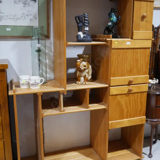 Pine kit set wall unit