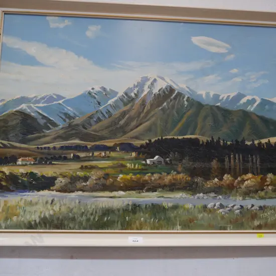 Tekapo oil painting