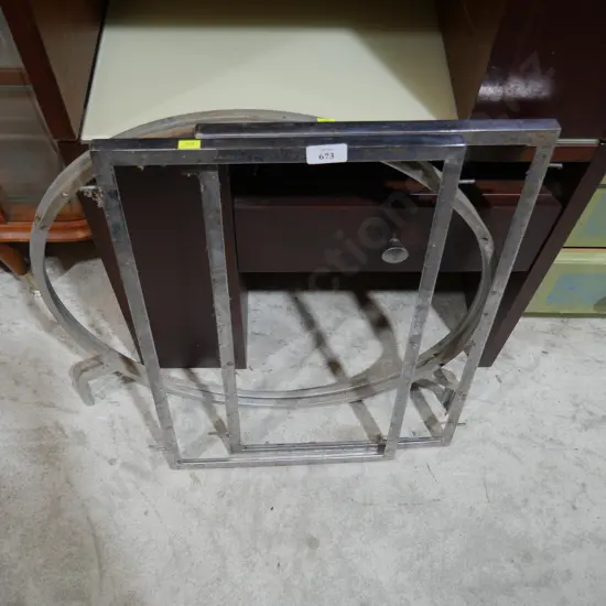 Chrome tea wagon frame