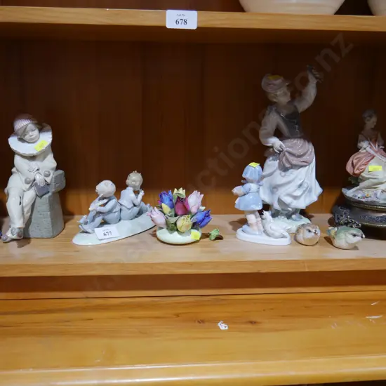 Assorted figurines