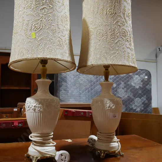 Pair of table lamps