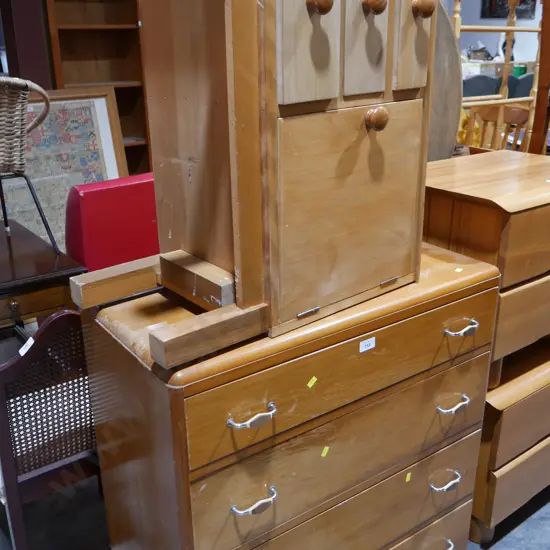 Chest of drawers and cabinet