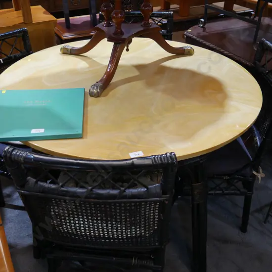 Dining table and 4 chairs