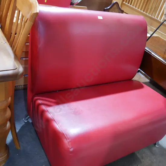 Red 2 seater couch