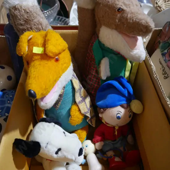 Basil brush, boom boom and friends