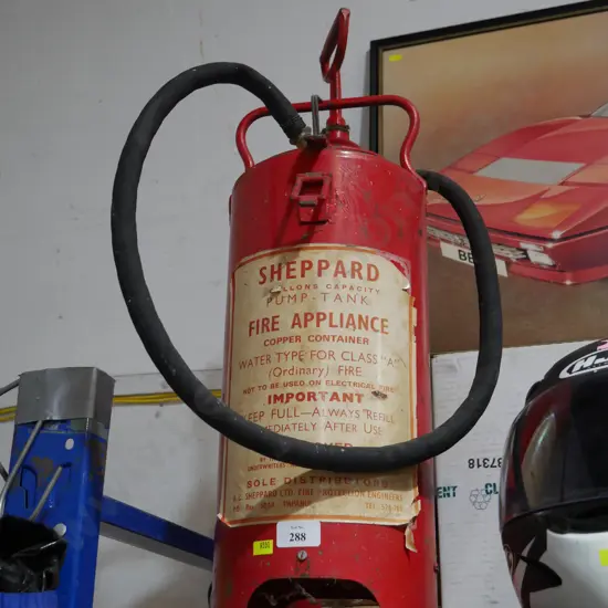 Vintage fire extinguisher