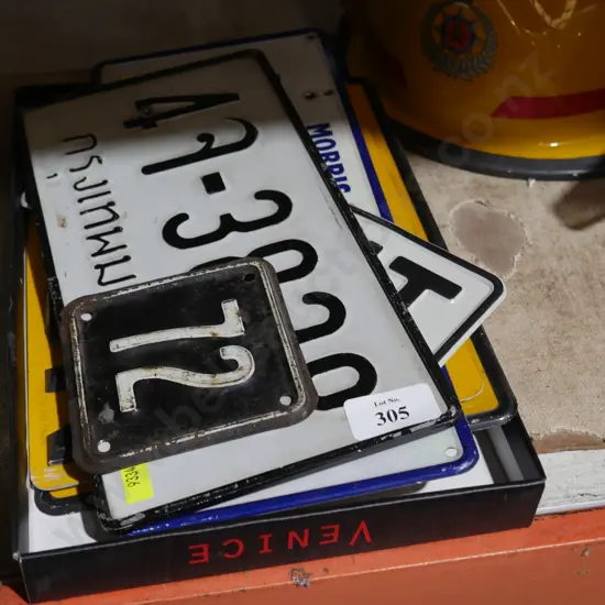 Number plates
