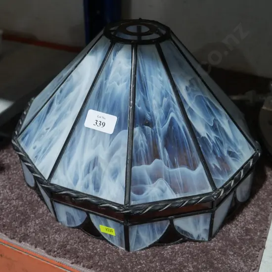 Stained glass light shade