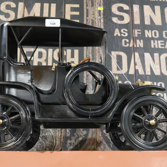 Large vintage car model