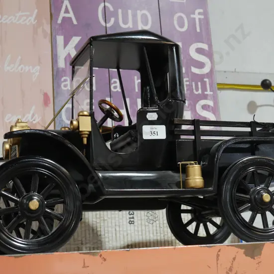 Large vintage car model